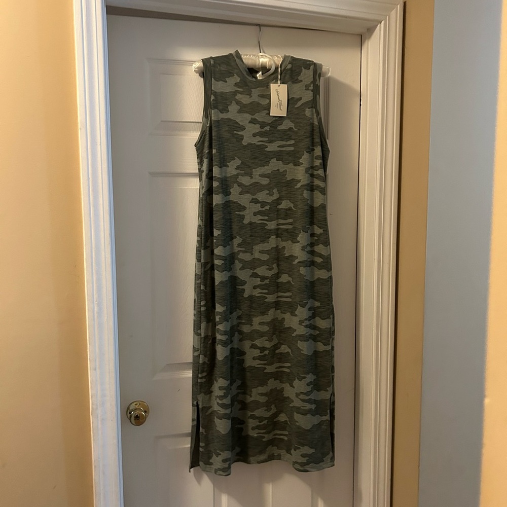 Camouflage Sleeveless Dress